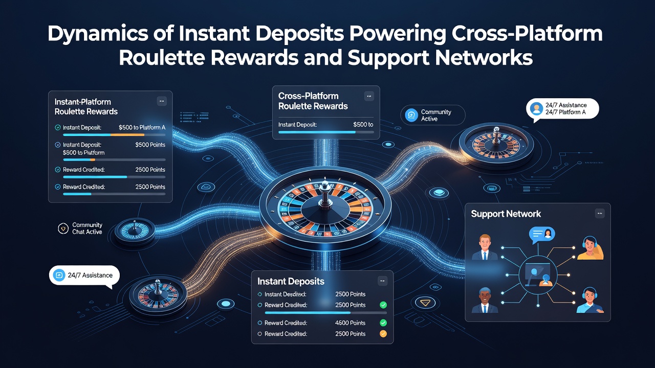 Darstellung von Support-Netzwerken mit Echtzeit-Transaktionen in Roulette-Umgebungen